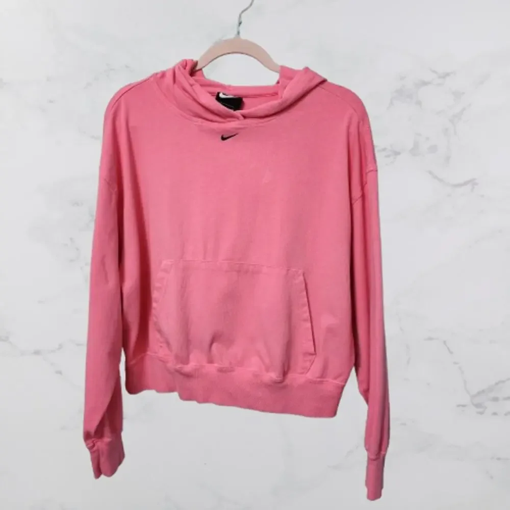 Nike Sportswear Women's Washed Pink Hooded Top Small - Picture 4 of 6